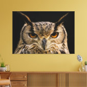 OWL, EGAL OWL WRAPPING CANVAS DRUCKEN LEINWANDDRUCK (Insitu (Wohnzimmer))