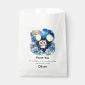 Owl erster Geburtstag Geschenktütchen (Vorderseite)