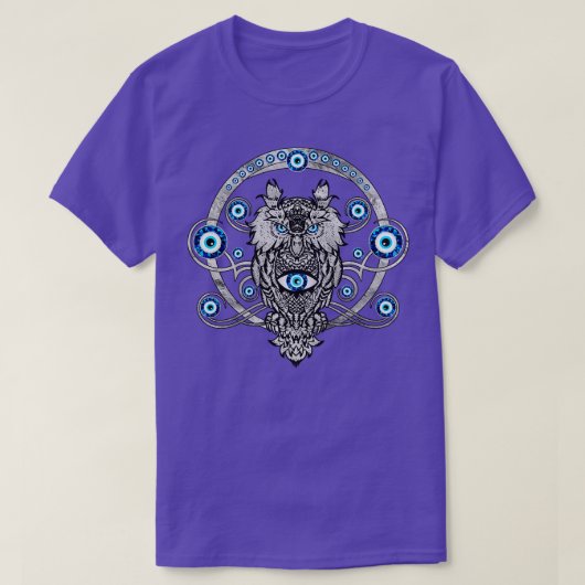 Owl Evil Eye Ornament T-Shirt (Design vorne)