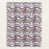 Owl Eyeglasses Pattern Planer (Vorderseite)