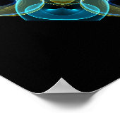 Owl Eyes Kaleidoskop Poster (Ecke)