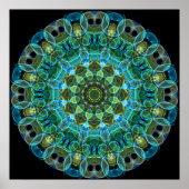 Owl Eyes Kaleidoskop Poster (Vorne)