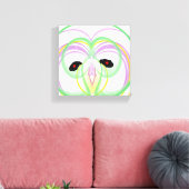 Owl Eyes Leinwanddruck (Insitu (Wohnzimmer))