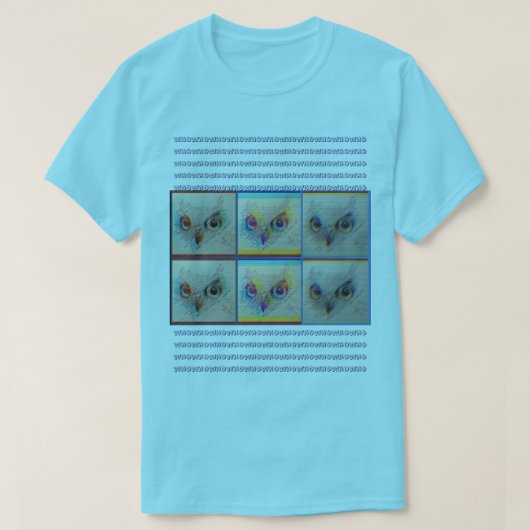 Owl eyes 'Who you talkin to?" T-Shirt (Design vorne)