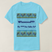 Owl eyes 'Who you talkin to?" T-Shirt (Design vorne)