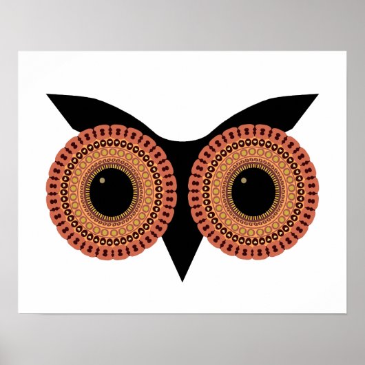 Owl Eyes Zollposter Poster (Vorne)