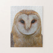 Owl Face Bird Wildlife Puzzle (Vertikal)