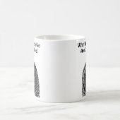 Owl Face Tiere Kaffee lustige Kunst Kaffeetasse (Mittel)