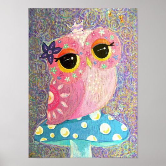 Owl Fairy Princess Poster (Vorne)