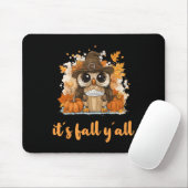 Owl Fall Erntedank Es ist Fall Yáll Mousepad (Mit Mouse)
