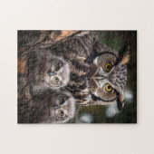 Owl Family Puzzle (Horizontal)