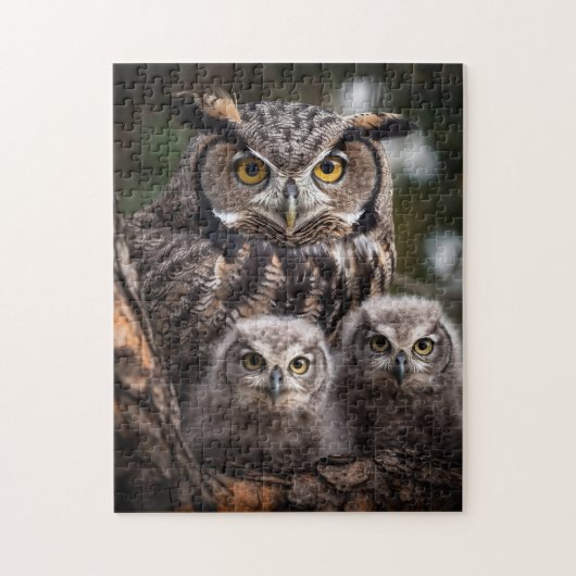 Owl Family Puzzle (Vertikal)