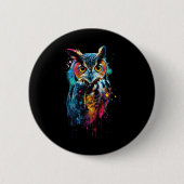 Owl farbig button (Vorderseite)
