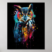 Owl farbig poster (Vorne)