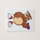 Owl Fitness Dumbell Puzzle (Horizontal)