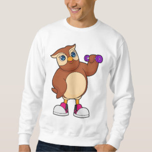Owl Fitness Dumbell Sweatshirt