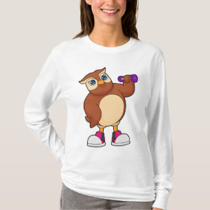 Owl Fitness Dumbell T-Shirt