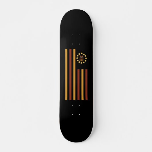 Owl - Flag Skateboard (Vorne)