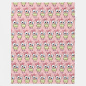 Owl Fleece Blanket (Vorderseite)