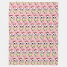 Owl Fleece Blanket