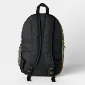 Owl Folk Green Bedruckter Rucksack (Rückseite)