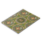 Owl Folk Green Notizblock (Linke Seite)