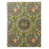 Owl Folk Green Notizblock (Vorderseite)