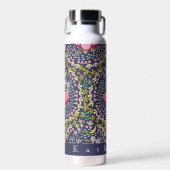 Owl Folk Navy Wasserflasche Trinkflasche (Vorne)