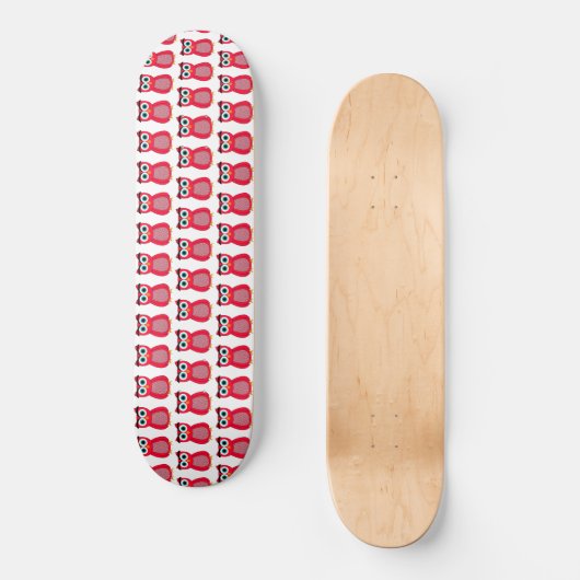 Owl Foto Printl Skateboard (Vorderseite)