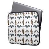 Owl Frenzy Laptop Sleeve (Farbe wählen) (Vorderseite Links)