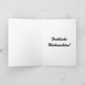 Owl, Fröhliche Weihnachten! Feiertagskarte (Innenseite)