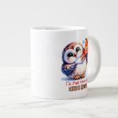 Owl Fun Jumbo-Tasse (Vorderseite Rechts)