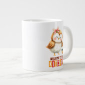 Owl Fun Jumbo-Tasse (Vorderseite Rechts)