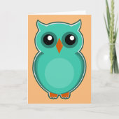 OWL FUNNY HOOT BIRTHDAY CARD KARTE (Vorderseite)