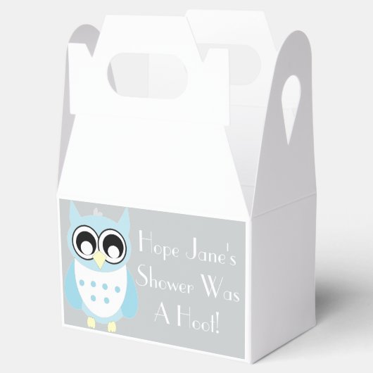 Owl Gefälligkeitsboxen Geschenkschachtel (Geöffnet)