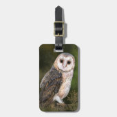Owl Gepäckmarke Gepäckanhänger (Vorderseite vertikal)