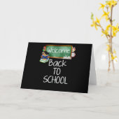 Owl-Geschenk | Back to School Welcome Student - Le Karte (Gelbe Blume)