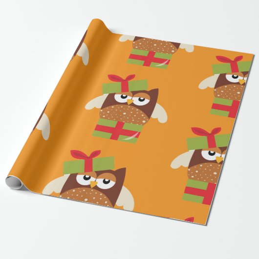 Owl-Geschenk Geschenkpapier (Ungerollt)