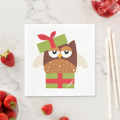 Owl-Geschenk Serviette