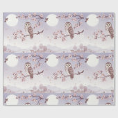 Owl Geschenkpapier (Flach)