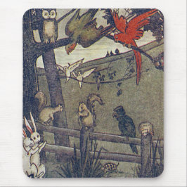 Owl gibt ein Party Mousepad