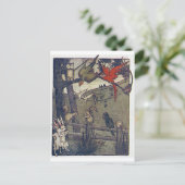 Owl gibt ein Party Postkarte (Stehend Vorderseite)