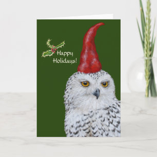 Owl Gnome Faltschachtel Karte