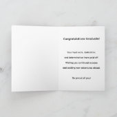 Owl Graduation Congratulations Card Karte (Innenseite)