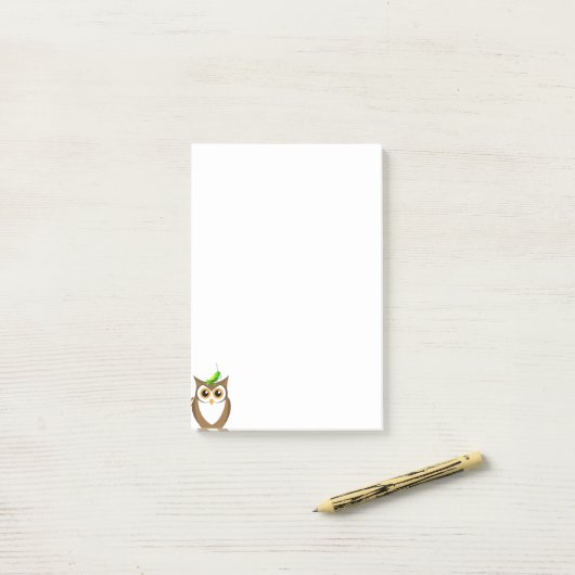 Owl Grasshopper Post-it Klebezettel (Auf Schreibtisch)