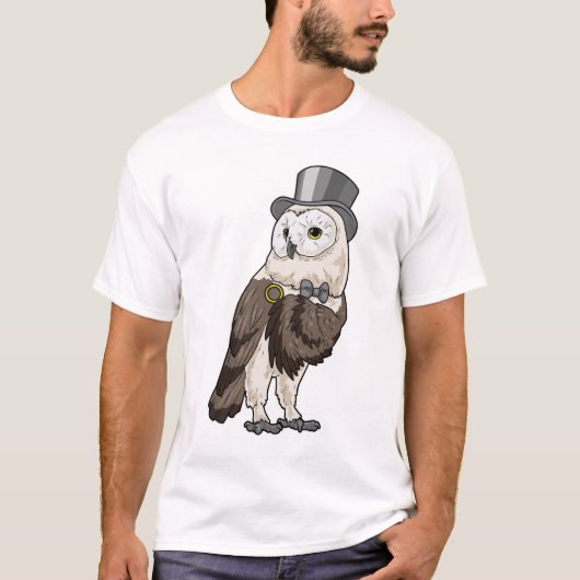 Owl Groom Wedding ring Wedding T-Shirt (Vorderseite)