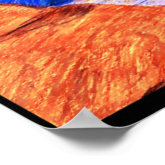 Owl Guardian Illustration von Carol Zeock Poster (Ecke)