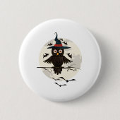 Owl Halloween Button (Vorderseite)