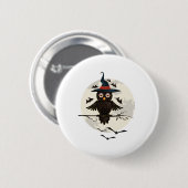 Owl Halloween Button (Vorne & Hinten)