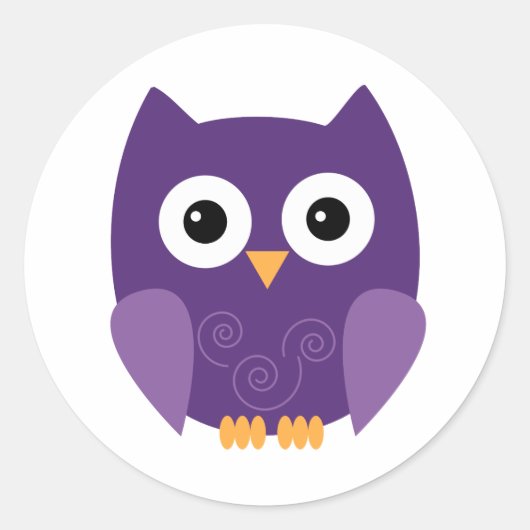 Owl Halloween Stickers (Vorderseite)